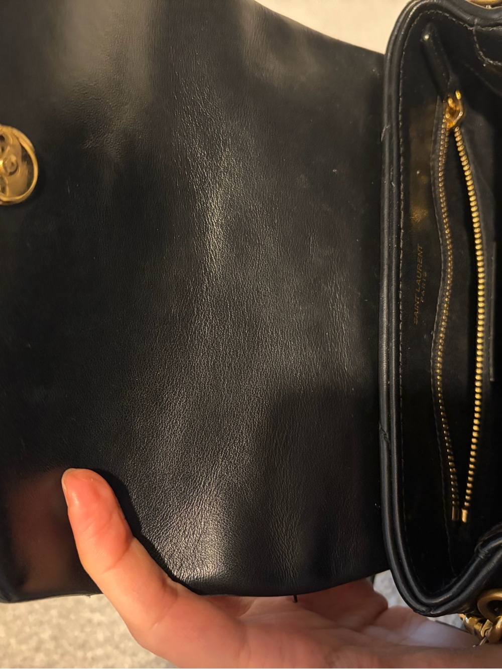 YSL Black Toy Lou Lou Bag - Picture 10 of 11